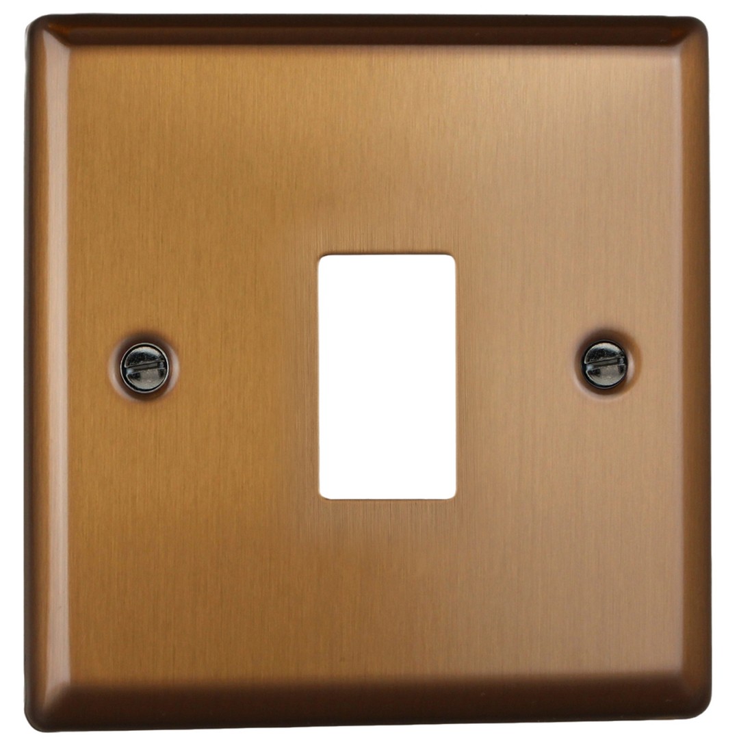 Urban Brushed Bronze Plate
